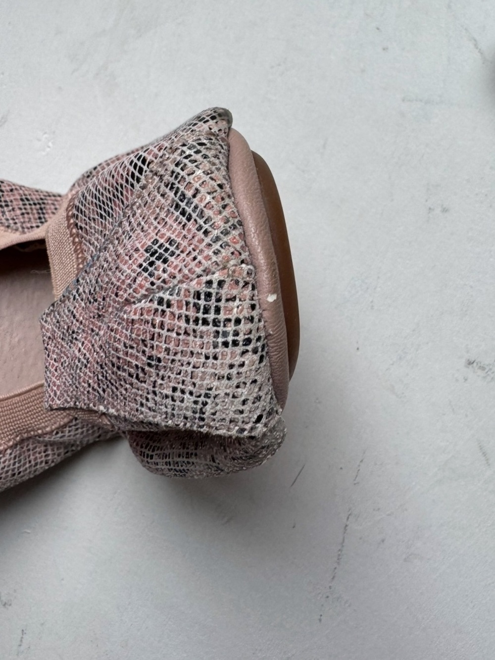 Yosi Samara Foldable Ballet Flat in Blush Multi - Picture 11 of 16